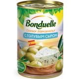 Оливки Bonduelle зеленые фаршированные голубым сыром 300 г