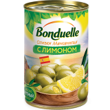 Оливки Bonduelle зеленые фаршированные лимоном 300 г