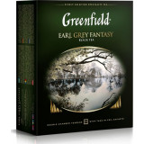 Чай черный Greenfield Earl Grey Fantasy в пакетиках 2 г 100 шт