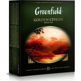 Чай черный Greenfield Golden Ceylon в пакетиках 2 г 100 шт
