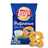Чипсы Lay’s Max картофельные сметана и лук 150 г
