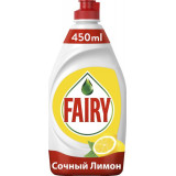 Средство Fairy Сочный лимон для мытья посуды 450 мл