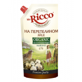 Майонез Mr.Ricco Organic на перепелином яйце 67% 400 мл