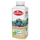 Питьевой йогурт Вкуснотеево черника 1,5% 750 г бзмж